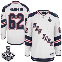 Carl Hagelin New York Rangers Reebok Premier White 2014 Stadium Series 2014 Stanley Cup Jersey