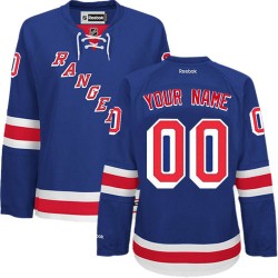 Reebok New York Rangers Women's Customized Premier Royal Blue Home Jersey