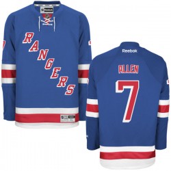 Conor Allen New York Rangers Reebok Authentic Royal Blue Home Jersey
