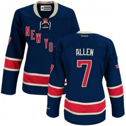 Women's Conor Allen New York Rangers Reebok Authentic Navy Blue Alternate Jersey