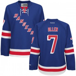 Women's Conor Allen New York Rangers Reebok Authentic Royal Blue Home Jersey