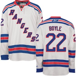 Dan Boyle New York Rangers Reebok Authentic White Away Jersey