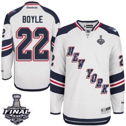 Dan Boyle New York Rangers Reebok Premier White 2014 Stadium Series 2014 Stanley Cup Jersey