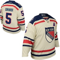 Dan Girardi New York Rangers Reebok Authentic Cream 2012 Winter Classic Jersey