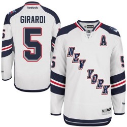 Dan Girardi New York Rangers Reebok Authentic White 2014 Stadium Series Jersey