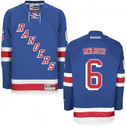 Dylan Mcilrath New York Rangers Reebok Authentic Royal Blue Home Jersey