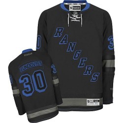Henrik Lundqvist New York Rangers Reebok Authentic Black Ice Jersey