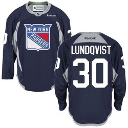Henrik Lundqvist New York Rangers Reebok Authentic Navy Blue Practice Jersey