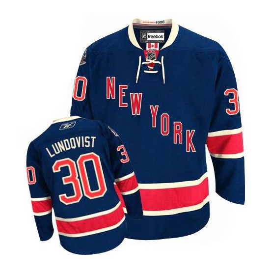 Rangers lundqvist jersey Clearance