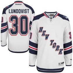 Henrik Lundqvist New York Rangers Reebok Premier White 2014 Stadium Series Jersey