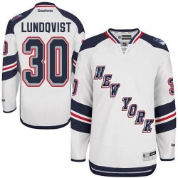 Youth Henrik Lundqvist New York Rangers Reebok Premier White 2014 Stadium Series Jersey