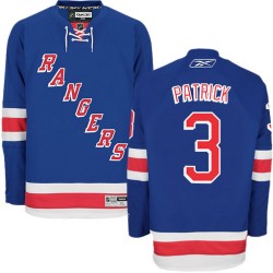 James Patrick New York Rangers Reebok Authentic Royal Blue Home Jersey