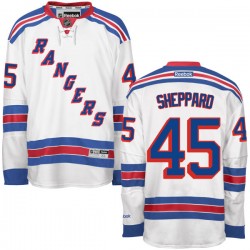 James Sheppard New York Rangers Reebok Premier White Away Jersey