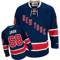Jaromir Jagr New York Rangers Reebok Authentic Navy Blue Third Jersey