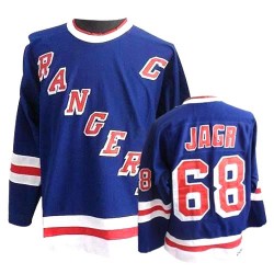 Jaromir Jagr New York Rangers CCM Authentic Royal Blue Throwback Jersey