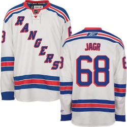 Jaromir Jagr New York Rangers Reebok Authentic White Away Jersey