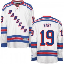 Jesper Fast New York Rangers Reebok Authentic White Away Jersey