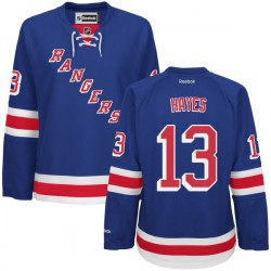 Women's Kevin Hayes New York Rangers Reebok Authentic Royal Blue Home Jersey