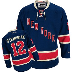 Lee Stempniak New York Rangers Reebok Authentic Navy Blue Third Jersey