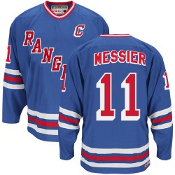 Mark Messier New York Rangers CCM Authentic Royal Blue Heroes of Hockey Alumni Throwback Jersey