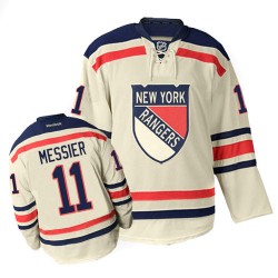 Mark Messier New York Rangers Reebok Authentic Cream Winter Classic Jersey