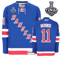 Mark Messier New York Rangers Reebok Authentic Royal Blue Home 2014 Stanley Cup Jersey