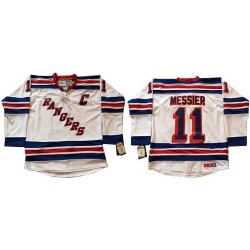 Mark Messier New York Rangers CCM Authentic White Throwback Jersey