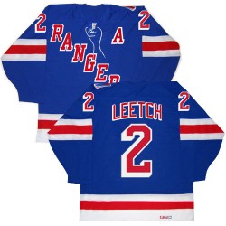 Brian Leetch New York Rangers CCM Authentic Royal Blue New Throwback Jersey
