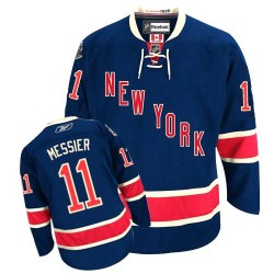 Mark Messier New York Rangers Reebok Premier Navy Blue Third Jersey