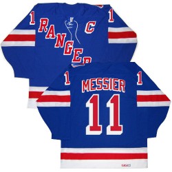 Mark Messier New York Rangers CCM Premier Royal Blue New Throwback Jersey