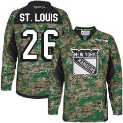 Martin St. Louis New York Rangers Reebok Authentic Camo Veterans Day Practice Jersey