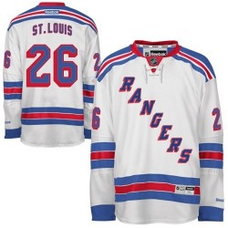 Martin St. Louis New York Rangers Reebok Authentic White Away Jersey