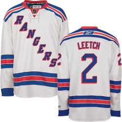 Brian Leetch New York Rangers Reebok Premier White Away Jersey