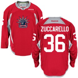 Mats Zuccarello New York Rangers Reebok Authentic Red Statue of Liberty Practice Jersey