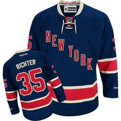 Mike Richter New York Rangers Reebok Authentic Navy Blue Third Jersey