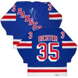 Mike Richter New York Rangers CCM Authentic Royal Blue New Throwback Jersey