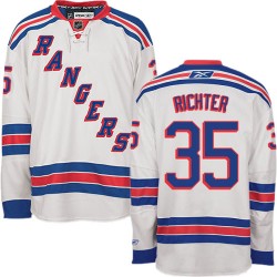 Mike Richter New York Rangers Reebok Authentic White Away Jersey