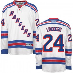 Oscar Lindberg New York Rangers Reebok Authentic White Away Jersey