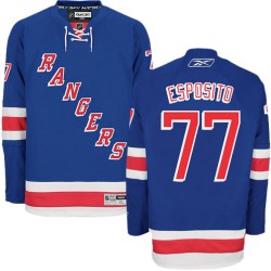 Phil Esposito New York Rangers Reebok Authentic Royal Blue Home Jersey