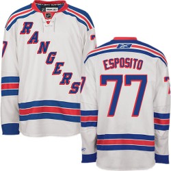 Phil Esposito New York Rangers Reebok Premier White Away Jersey