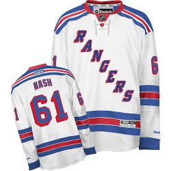 Rick Nash New York Rangers Reebok Authentic White Away Jersey