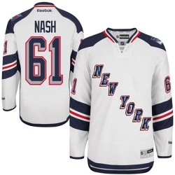 Rick Nash New York Rangers Reebok Premier White 2014 Stadium Series Jersey