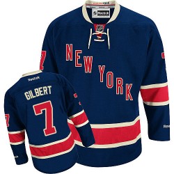 Rod Gilbert New York Rangers Reebok Authentic Navy Blue Third Jersey