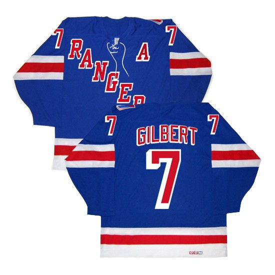 Rod Gilbert New York Rangers CCM Authentic Royal Blue New Throwback