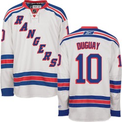 Ron Duguay New York Rangers Reebok Premier White Away Jersey