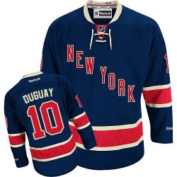 Ron Duguay New York Rangers Reebok Authentic Navy Blue Third Jersey