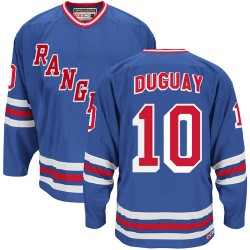 Ron Duguay New York Rangers CCM Premier Royal Blue Heroes of Hockey Alumni Throwback Jersey