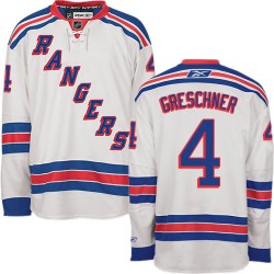 Ron Greschner New York Rangers Reebok Premier White Away Jersey