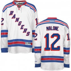 Ryan Malone New York Rangers Reebok Premier White Away Jersey