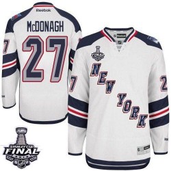 Ryan McDonagh New York Rangers Reebok Authentic White 2014 Stadium Series 2014 Stanley Cup Jersey